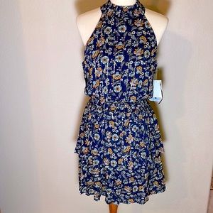 Collective concept floral smock dress woman size L New with tags